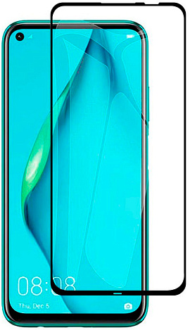 Стекло защитное CASE Full Glue для Huawei P40 lite (черная рамка)